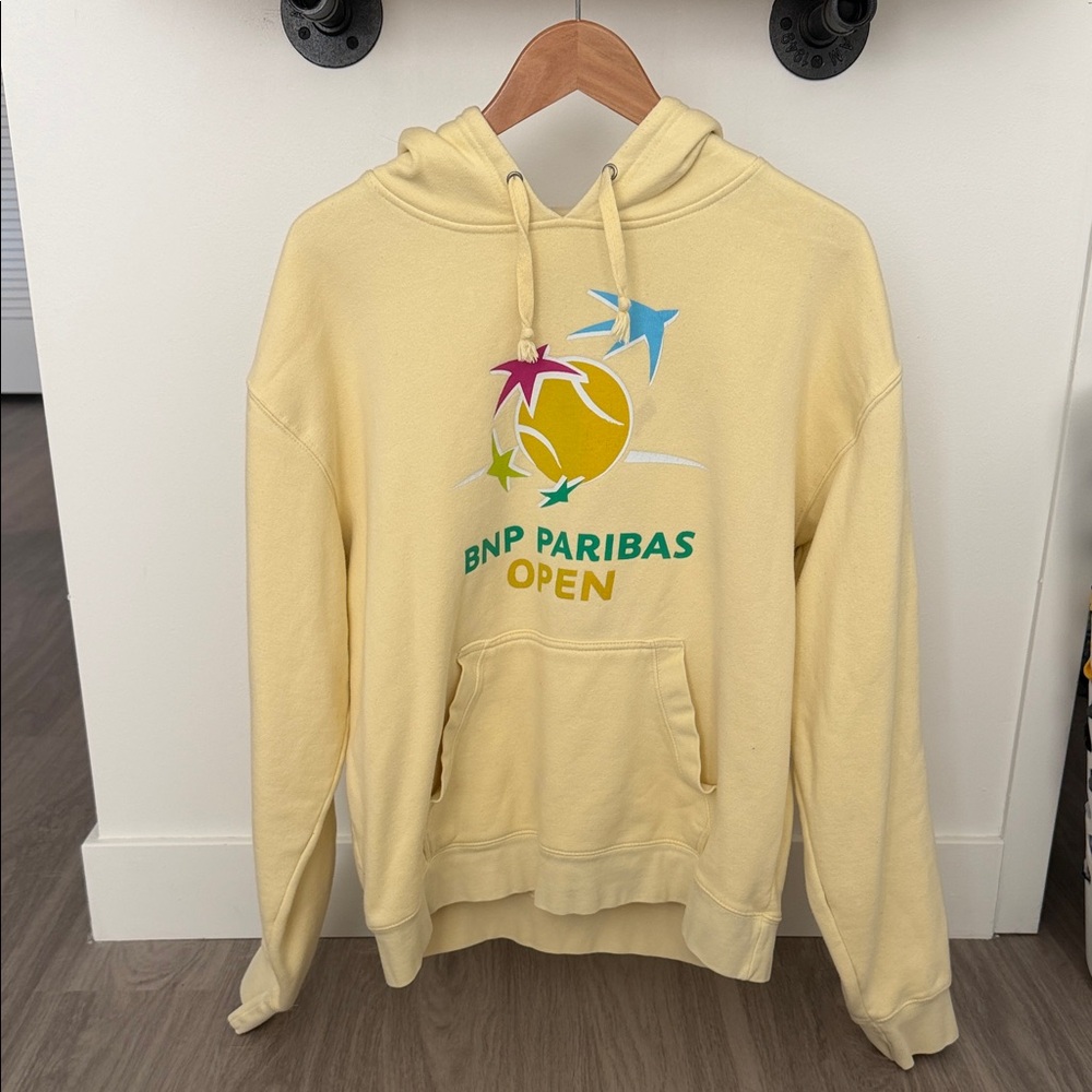 BNP Paribas Open Yellow Pullover Hoodie